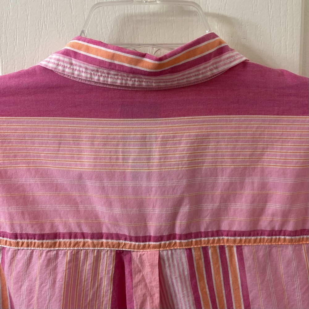 GAP Pink Striped Button-Down Shirt - Picture 11 of 16